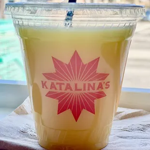Fresh squeezed orange juice.
