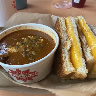 Grilled Cheese and Tomato Soup
