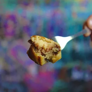 Nutella pancake ball