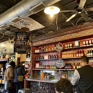 people shopping in a store