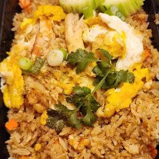 Crab Fried Rice ($18.50, 1/11/23)