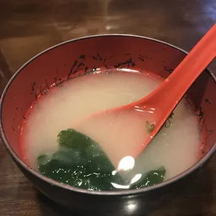 Miso soup. Yum