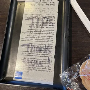 No thanks! Tips are earned, not expected or demanded, especially at a buffet.