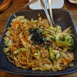 Yakisoba for $14.