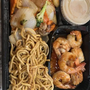 a meal in a plastic container
