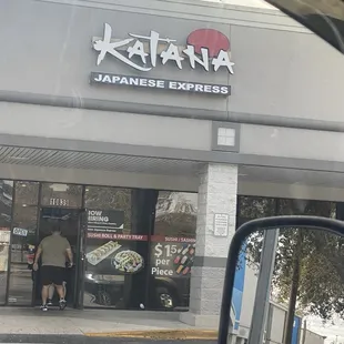 Front of restaurant