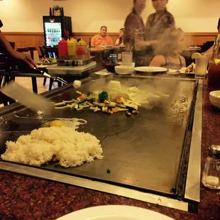 people cooking