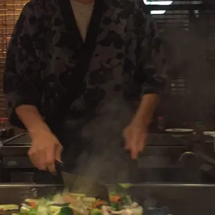 Cooking it up!
