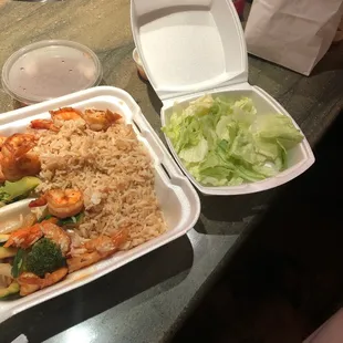 Lettuce and &quot;fried rice&quot;