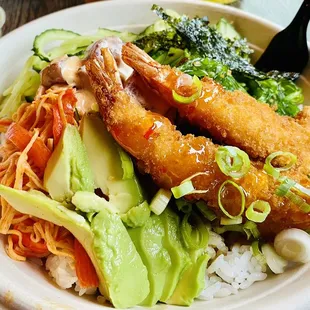 Double Dragon poke bowl.