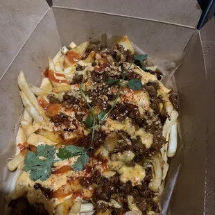 Kimchi steak fries