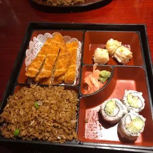 Chicken Katsu with Bento box.