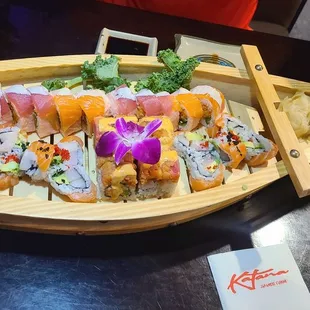 sushi and sashimi, sushi, sashimi, food