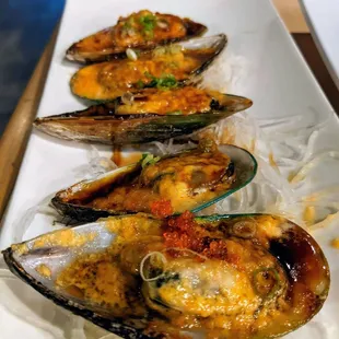 Baked Mussels