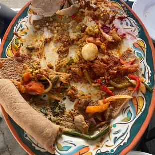 Sampler meat platter for 3