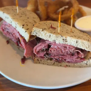 Corn Beef Trio Meet Sandwich