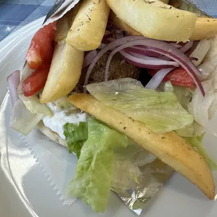 Falafel Pita Sandwich