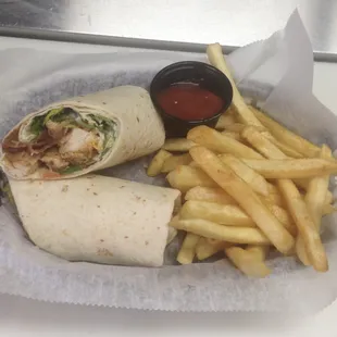 Chicken bacon ranch wrap