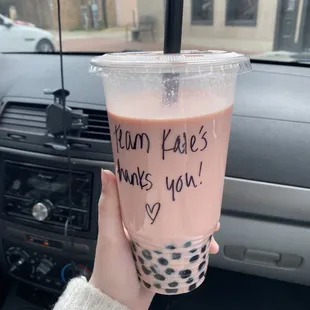 My Gordo with milk and no ice! The gap at the top was from me sipping it, it was filled! The tapioca proportions are better too!