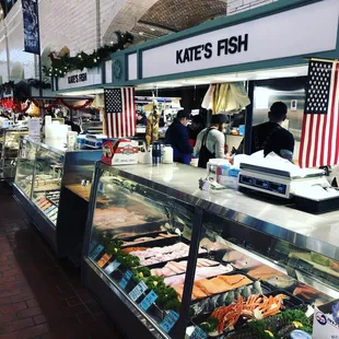 a view of a fish market