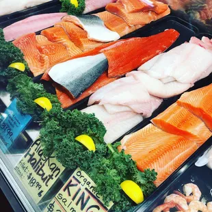 Wild Copper River Sockeye Salmon Alaskan Halibut Organic Irish Salmon