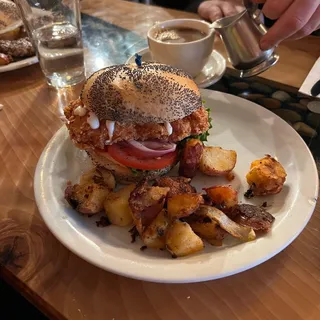 Kates fried chicken sandwich