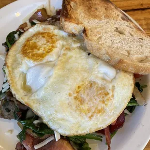 sneffels skillet with bacon