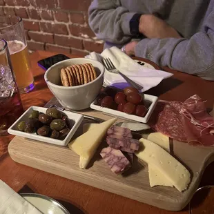 Cheese and meat board