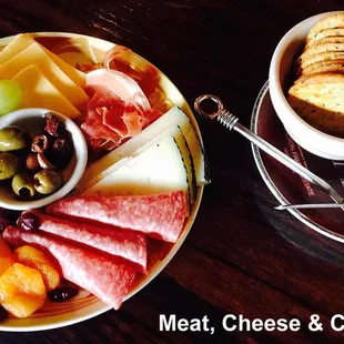 Kate's Meat, Cheese &amp; Crackers Plate