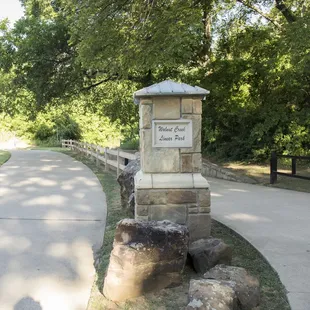 The half-mile concrete walking loop links to the Walnut Creek Linear Trail for an even longer workout.