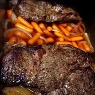 steak, food