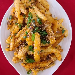 Honey Chilli Potatoes