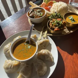 Impossible Vegan Jhol Momo