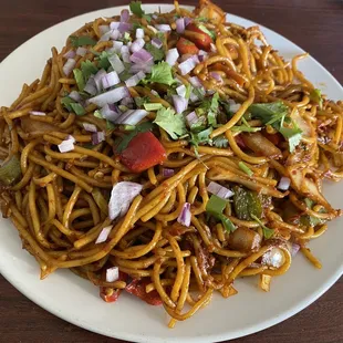 Vegetable lo mein