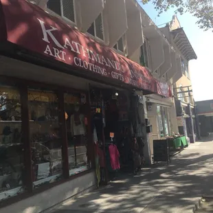 the outside of the store