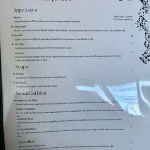 Menu 10/2022