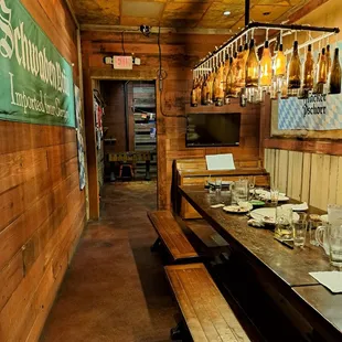 Party room after our dinner