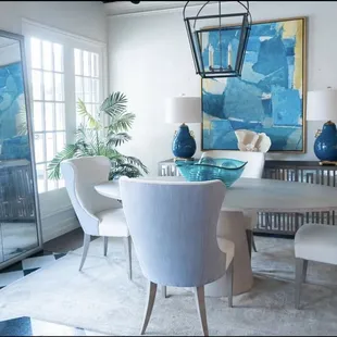 A beautiful mix of traditional and more modern pieces, keep it current.