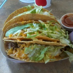 3 bean tacos for $3