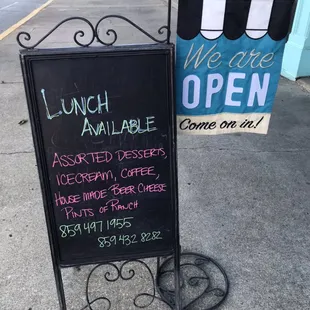 Open for lunch!!! We deliver!!! 859-497-1955 or 859-432-8282