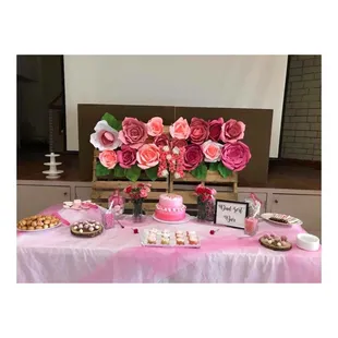 Their cake complimented our dessert table