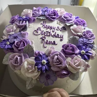 Birthday cake done by Kathy