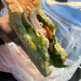 Build your own turkey on sourdough