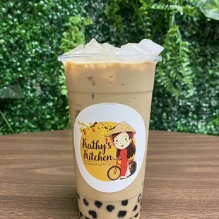 House Milk Tea with Boba Pearls