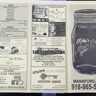 Kathy's Mason Jar Family Diner