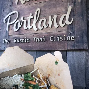 Kati Pad Thai, with fried tofu and veggies, good stuff!