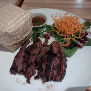 Grilled Beef with sticky rice