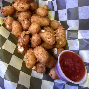 Cheese curds simple but always a good starter