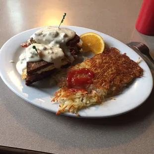 If you want the gravy inside your sandwich, then better be specific or else your handheld turns into a knife and fork job.