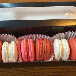 a box of macarons